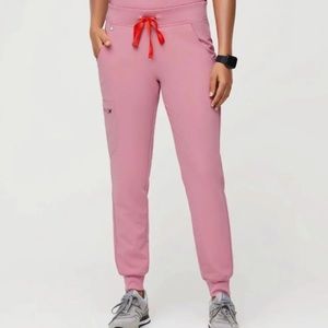 Figs limited edition chalk pink jogger scrubs